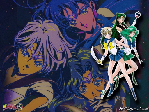 Outer senshi in space