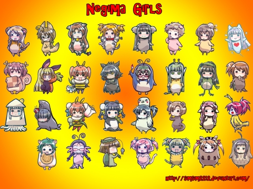 Negima Suka-Fail Characters