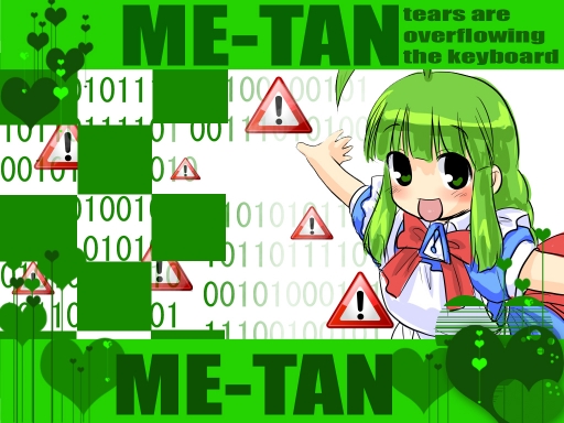 Me-tan~ tears are overflowing