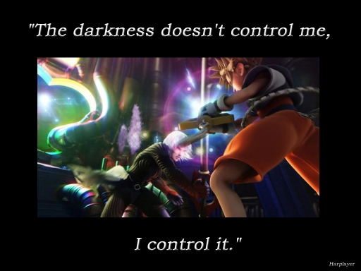 "I control the darkness&a