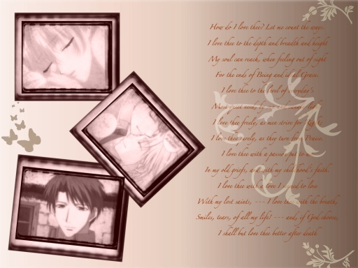 How do I love thee? Let me cou