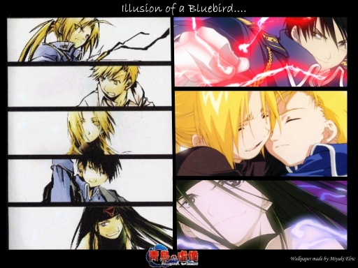 Illusion of a Bluebird...