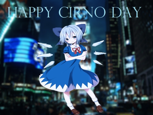 Cirno Day Wallie