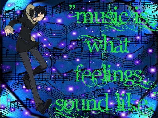 Izaya's new hobby? Music.