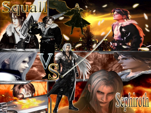 Final Fantasy Sephiroth vs Squ