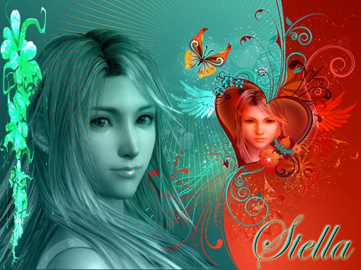 Red Heart with Butterfly