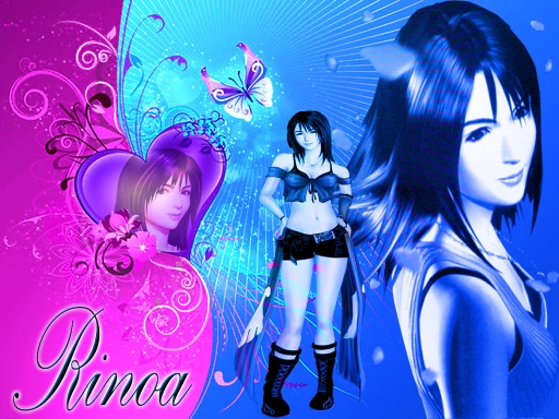 Blue & Pink Heart Smile