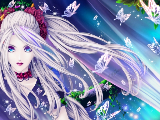 White Pretty Butterfly