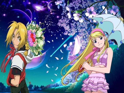 Edward Elric & Winry Rockb