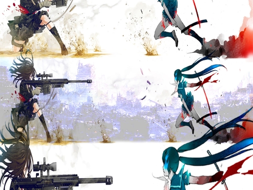 Shot Gun vs Red Sword