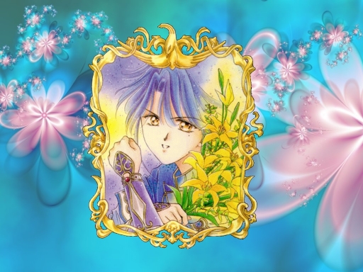 Nuriko with blue Flowers!