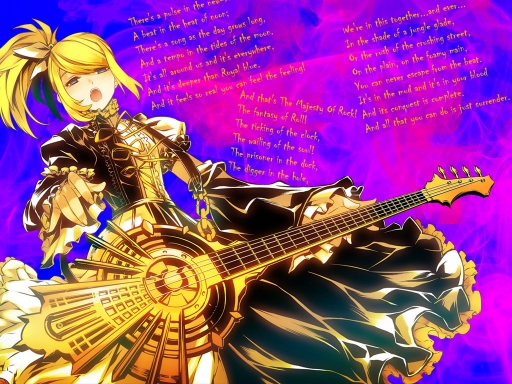 Rin Kagamine Majesty of Rock