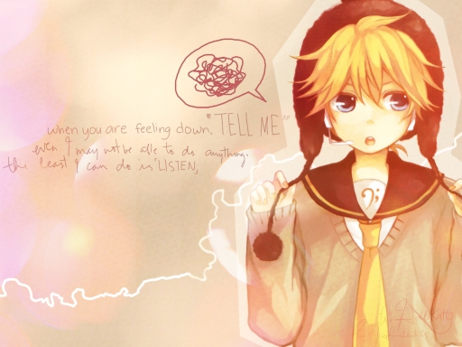 tell me, I'll listen