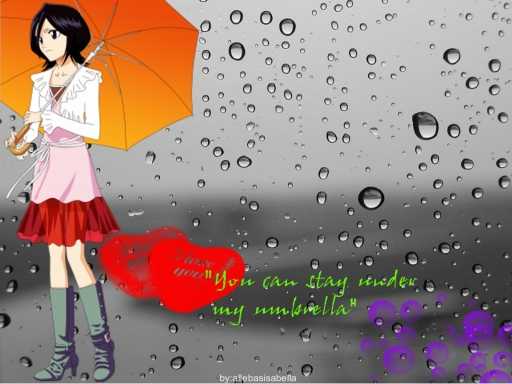 Rukia and yours umbrella