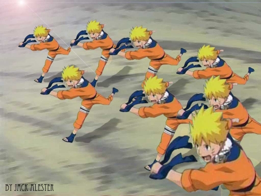 naruto running