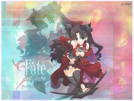 playful colors - Rin Tohsaka