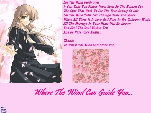 Where The Wind Can Guide You #