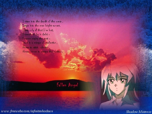 Ryou Bakura the fallen angel