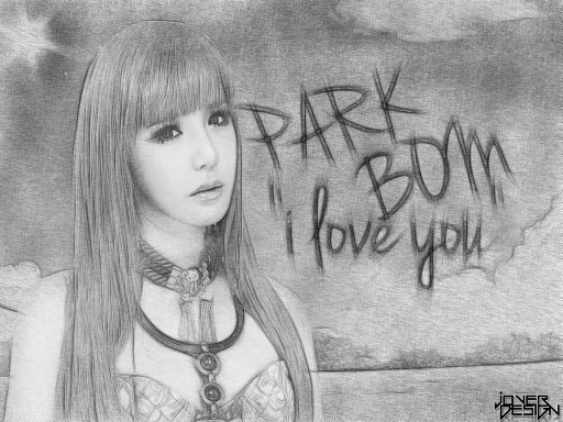 Park Bom pencil sketch