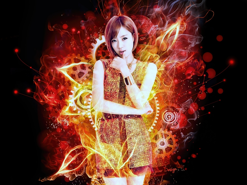 Eunjeong is on fire