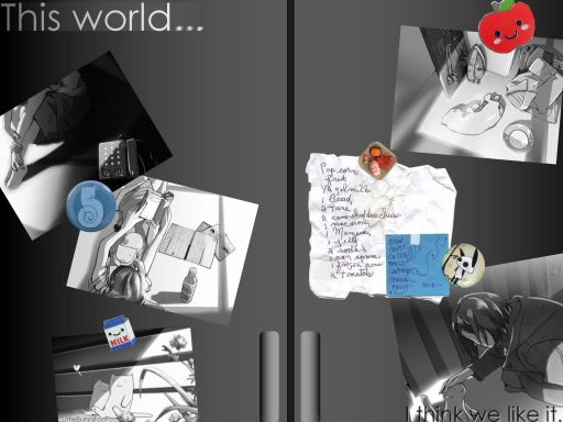 She and her cat - Second Wallp