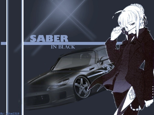 Saber in black