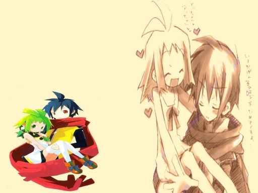 Ash And Marona (phantom Brave)