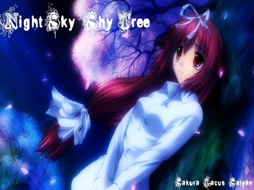 Night Sky Shy Tree