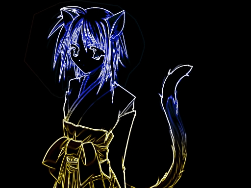 Neon Neko Girl