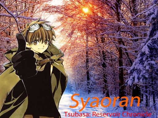 Syaoran in the snow