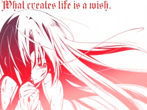 What creates life is a wish.