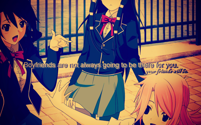 Friends and boyfriends