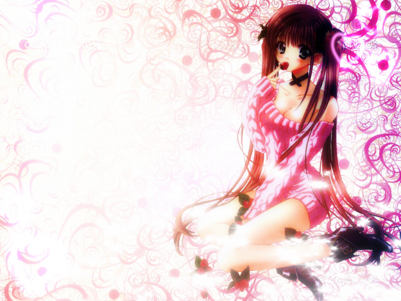 Sweet strawberry girl