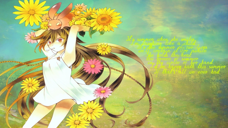 Summer when she smiles