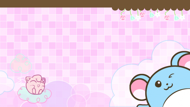 Marill and Jigglypuff