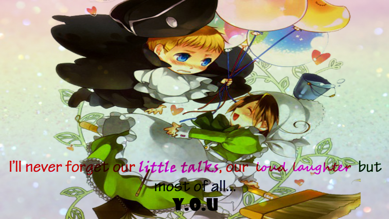 {I'll never forget you}