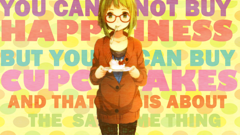 You can't buy happiness...