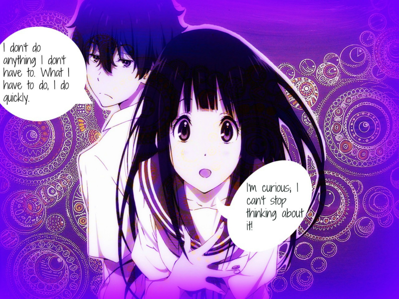 Houtaru and Chitanda