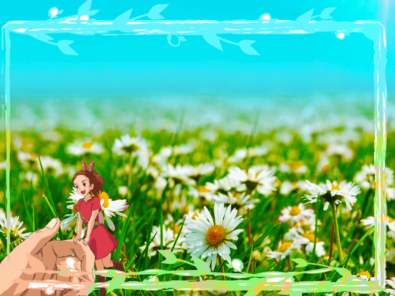 Flowers and Arrietty