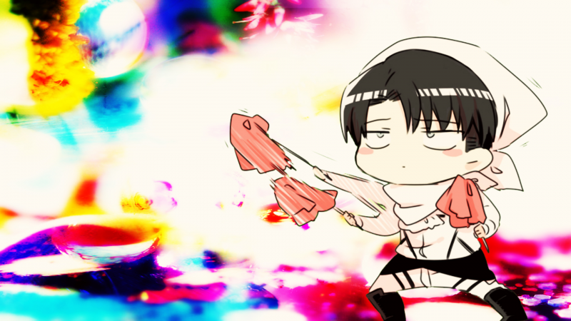 Just doin' a little cleanin'