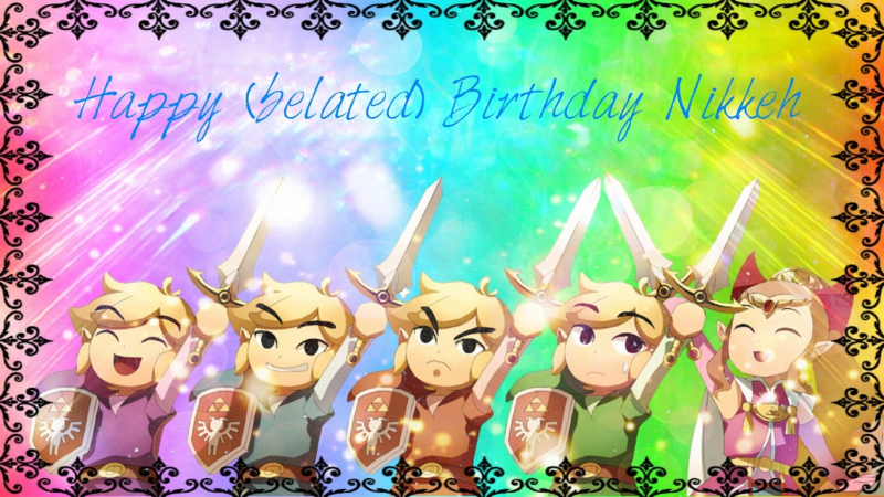 Link rainbow birthday cheer!
