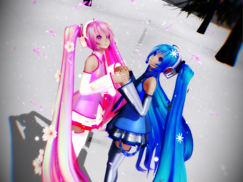 Winter and Spring Miku