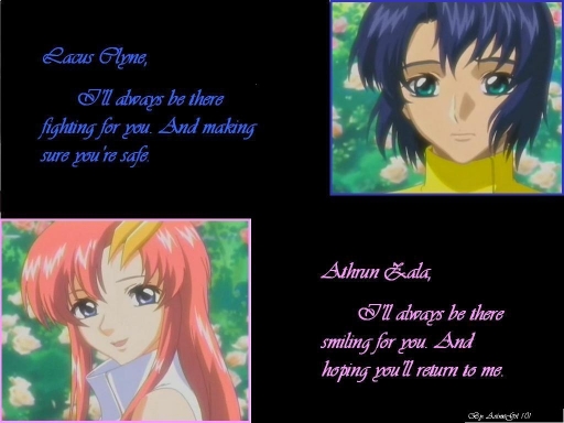 Lacus and Athrun