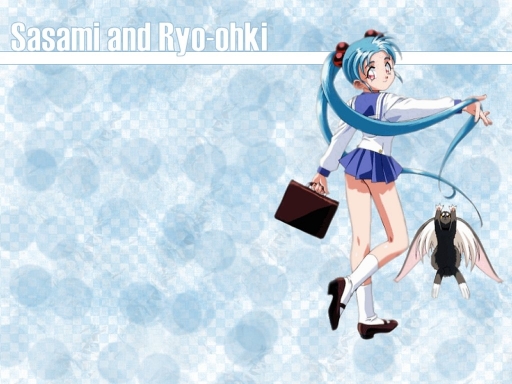 Sasami and Ryo-ohki