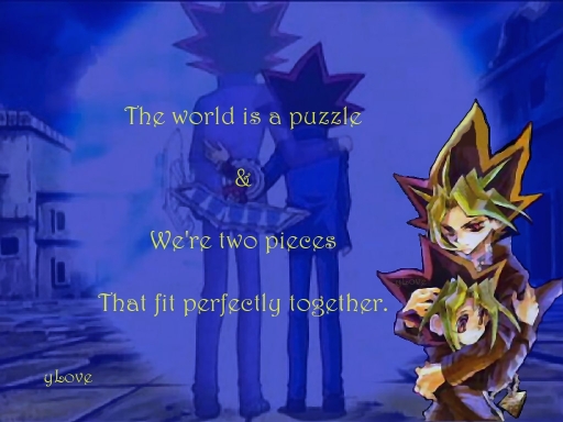 Yami X Yugi Blue Puzzle Yaoi