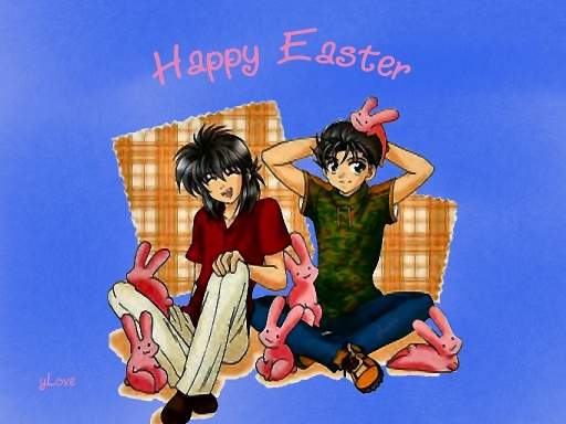 Yuske X Kurama Easter Bunnies