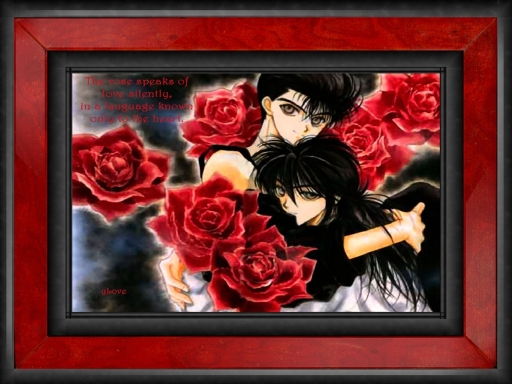Yuske X Kurama Framed Roses Ya