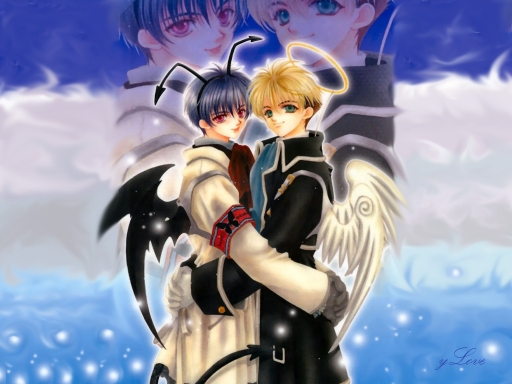 Unknown Misc Yaoi Angel Demon
