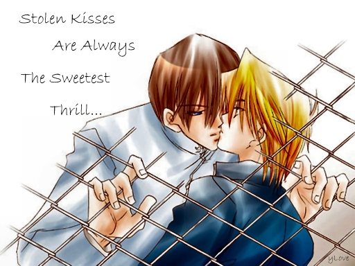 Seto X Jou Kiss Fence Yaoi
