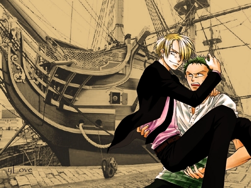 Sanji Zolo Pirate Ship Yaoi